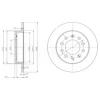 DELPHI BG3862 Тормозной диск