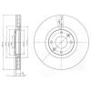 DELPHI BG4166 Тормозной диск BG4166