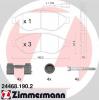 ZIMMERMANN 24468.190.2 Комплект тормозных колодок, дисковый тормоз