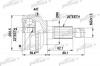 PATRON PCV3850 ШРУС наружн к-кт [A:28, B:22, D:83.5, ABS:44] MAZDA: XEDOS 6, ТОЛЬКО ПОЛНОПРИВОДНАЯ