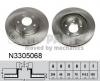 NIPPARTS N3305068 Диск тормозной MITSUBISHI ASX 10- передний