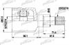 PATRON PCV9536 ШРУС внутр лев к-кт EMPI 87-9536, CHRYSLER:TOWN&amp;COUNTRY, VOYAGER 96-05 DODGE:CARAVAN 96-05