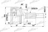 PATRON PCV9791 ШРУС наружн к-кт Toyota: Camry, Solara 02-05