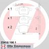 ZIMMERMANN 23418.190.1 Комплект тормозных колодок, дисковый тормоз