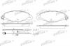 PATRON PBP1114 Колодки тормозные дисковые передн CITROEN: XANTIA 97-98, XANTIA 98-03, XANTIA Break 98-03, XM 94-00, XM Break 94-00