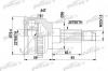 PATRON PCV1141 ШРУС наружн к-кт MAZDA: 323 BG 1.6 / 1.6 16v / 1.8 16v 89-95 [USA]