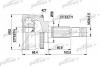 PATRON PCV1173 ШРУС наружн к-кт NISSAN: PRIMERA с ABS 2.0 10.90-
