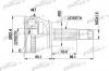 PATRON PCV1232 ШРУС наружн к-кт FIAT: PALIO 1.2/1.4/1.5/1.6 16v/1.7TD 96-01, с ABS 44