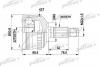 PATRON PCV1383 ШРУС наружн к-кт ROVER: 200 95 - 00, 25 99 -