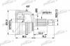 PATRON PCV1399 ШРУС наружн к-кт ROVER 400 2.0D/2.0Di/2.0Si 95-00, 45 2.0iDT / 2.0 V6 00-, HONDA Civic 2.0D/TD 97-02/01, (ABS 43)