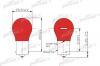 PATRON PLPY21W Лампа накаливания (10шт в упаковке) PY21W NA 12V NVA CP (оранжевая)