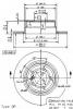 BREMBO 08.7019.81 Тормозной диск