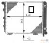 BEHR HELLA SERVICE 8MK376711-331 Радиатор, охлаждение двигател