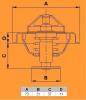 CALORSTAT by Vernet TH652588J Термостат DAIHATSU t=88°