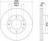TEXTAR 92203800 Диск торм. HYUNDAI H-1/STAREX 08&gt; перед. вент. . 1 шт (min 2 шт) 300mm