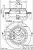 BREMBO 09.6841.11 Тормозной диск