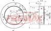 FREMAX BD-2907 Тормозной диск