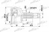 PATRON PCV1306 ШРУС наружн к-кт FIAT: MAREA 99-, MULTIPLA 99-, LANCIA: LYBRA 99-, LYBRA SW 99-