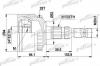 PATRON PCV1452 ШРУС наружн к-кт OPEL: CORSA C 1.7CDTI 00-, MERIVA 1.7CDTI 03-