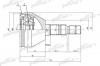 PATRON PCV1505 ШРУС наружн к-кт OPEL: Astra H 04-