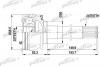 PATRON PCV5007 ШРУС наружн к-кт MITSUBISHI: PAJERO I 89-91, PAJERO I Вездеход открытый 86-90, PAJERO II 90-00, PAJERO II Вездеход открытый 90-00