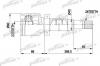 PATRON PCV5011 ШРУС внутр прав к-кт FORD: FOCUS 98 - 04, FOCUS универсал 99 - 04  АКПП 1.8, 2.0, 1,8TD