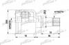PATRON PCV5020 ШРУС внутр к-кт [A:41, B:39, D:89] CITROEN: JUMPER бортовой 94-02, JUMPER автобус 94-02, JUMPER фургон 94-02, FIAT: DUCATO бортовой 94-02, DUCATO авто