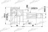 PATRON PCV1137 ШРУС наружн к-кт MAZDA: 323 7.89-