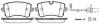 ROADHOUSE 2134310 Колодки торм.диск.задн. Audi 4,2 Quattro 09-