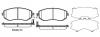 ROADHOUSE 295104 Колодки торм.диск. Impreza (11-)