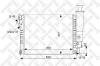 STELLOX 10-25227-SX радиатор системы охлаждения Peugeot 405 1.4/1.6 92-96