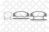 STELLOX 145002SX колодки дисковые п./ Audi 80 1.6-1.9TDi 86-96/100 1.8-2.5TD 82-90