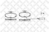 STELLOX 216002SX колодки дисковые з./ Ford Sierra 1.6-2.3D 82-93/Scorpio 1.6i-2.5TD 86-98
