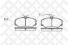 STELLOX 273002SX колодки дисковые п./ Peugeot 405 1.4-1.9D 87-95