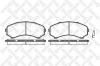 STELLOX 407000SX колодки дисковые п./ Mazda MPV 2.6/3.0/2.5TD 92-99, Mitsubishi Pajero 3.5GDi 00]