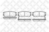 STELLOX 437002B-SX Колодки тормозные дисковые задние