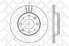 STELLOX 6020-2605V-SX диск торм. пер./ Honda Civic, Rover 200 1.3-1.5 83