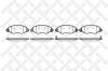 STELLOX 783012B-SX Колодки тормозные передние к-т