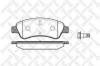 STELLOX 851 010B-SX Колодки дисковые передние