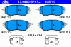 ATE 13046057972 колодки дисковые передние Subaru Legacy/Outback/Tribeca 2.0/2.5/3.0/3.6 03