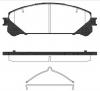 REMSA 131200 колодки дисковые передние Lexus RX 3.5 09