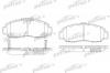 PATRON PBP1669 Колодки тормозные дисковые передн HONDA: CIVIC VI 05-05, CIVIC VII 05-, FR-V 05-, ODYSSEY 03-, STEPWAGON 05-, STREAM 05-, STREAM 01-