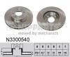 NIPPARTS N3300540 Диск тормозной NIPPARTS N3300540 SOLARIS/RIO 11- седан  250*22 пер