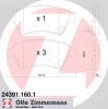 ZIMMERMANN 243911601 Колодки тормозные Fiat, SUZUKI