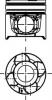 KOLBENSCHMIDT 40217600 поршень d108//MAN TGL TGM D0834/0836 LFL 2005&gt;