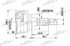 PATRON PCV3025 ШРУС наружн к-кт [A:26, B:24, D:86.1] MAZDA: 323F 94-