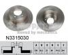 NIPPARTS N3315030 Диск торм. MITSUBISHI OUTLANDER II 07-/ASX 1.8 10- зад.