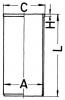 KOLBENSCHMIDT 89823190 89 823 190_гильза d96 semi/ Toyota Land Cruiser 3.0D/D-4D 1Z/1KD-FTV 96