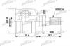 PATRON PCV5009 ШРУС внутр к-кт [A:26, B:30, D:81.8] MITSUBISHI: SPACE WAGON 82-86, GALANT 94-97