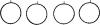 REINZ 11-54007-01 Прокладка коллектора Subaru Forester/Legacy 2.5i 98&gt; (x4)